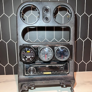 1989-1993 NA6 Miata triple gauge radio adapter