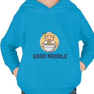 Elevate Comfort with the Latest: The 'Good Noodle' Pullover Fleece Hoodie Perfect for Christmas Halloween, or Birthday Gifts image 1