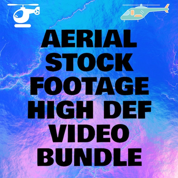 Aerial Stock Footage HIGH DEF Video Bundle