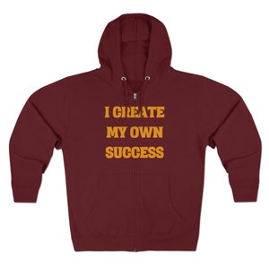 Unisex Hoodie – Full-Zip Cotton-Blend Jacket