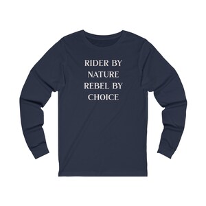 Unisex Jersey Long Sleeve Tee Motorcycle Shirt