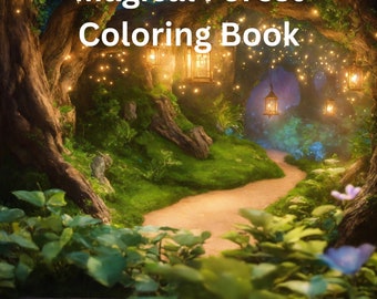 Libro para colorear del Bosque Mágico para niños