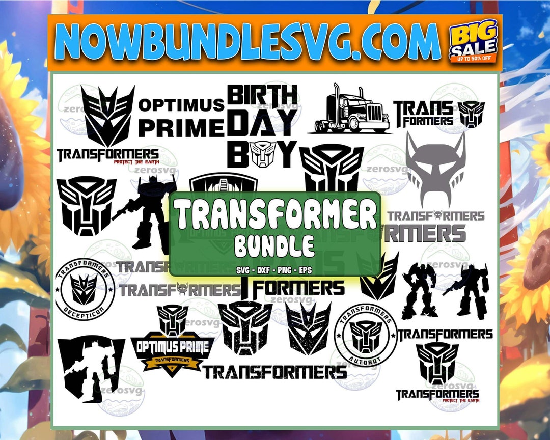 20 File Transformers Svg Transformers Logo Optimus Prime Etsy