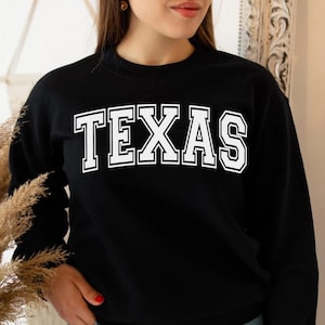 Texas Sweatshirt | Vintage Texas Crewneck | Western State Shirt | Unisex Gift for Her | Southern Comfort Apparel