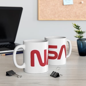 NASA Worm Ceramic Mug, (11oz, 15oz)