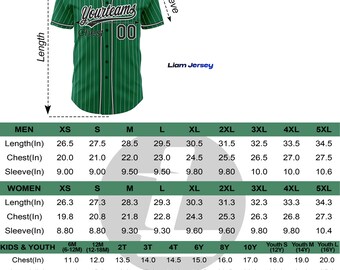 Custom Pinstripe Baseball Jersey Men Women Youth Kid, Personalized