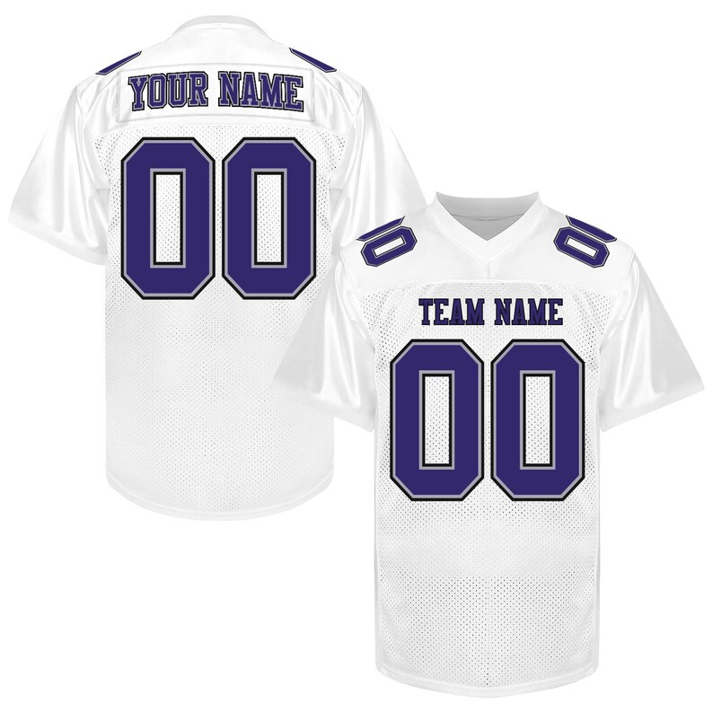 Custom Football Jersey Personalized Team Name Number Practice Jerseys Customized Football Shirt For Men Youth Women Kids | Philippines - View #7