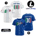 Italia Baseball Jersey Custom Name Number, Personalized Italian Flag Team Uniform for Men Women Youth Kids, Custom Baseball Shirt 2026 product logo