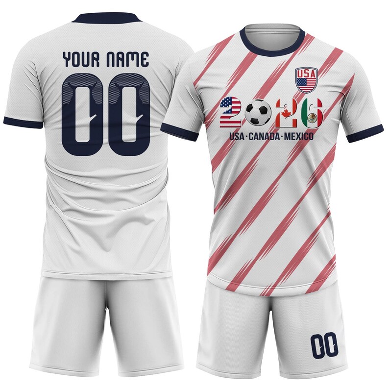 Custom Canada Soccer Jersey 2026 Men Youth Kid Team, Personalized USA ...