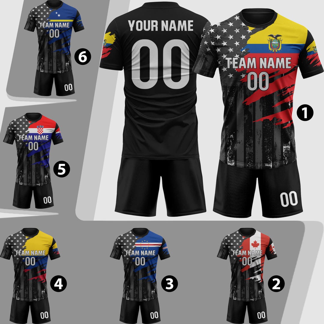 Custom Ecuador Soccer Jersey 2026 Men Youth Kid Fan, Personalized ...