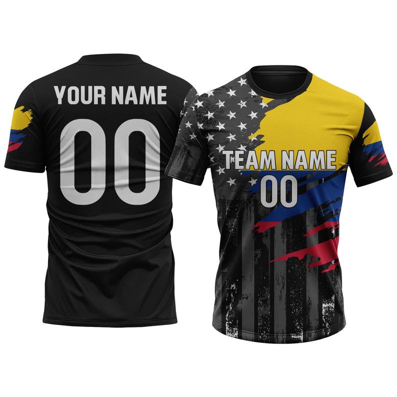 Custom Cape Verde Soccer Jersey 2026 Men Youth Kid Fans, Personalized Soccer Jersey Shorts Name Logo Number Camisa De Futbol Croatia Soccer 3 - Colombia Jersey