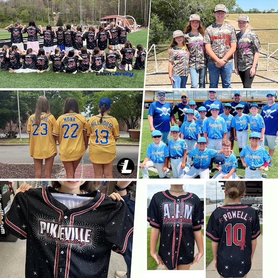 Custom Pinstripe Baseball Jersey Men Women Youth Kid, Personalized