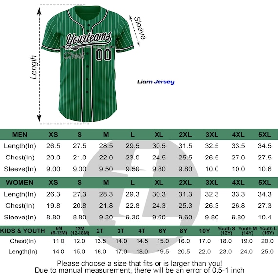 Custom White Pinstripe Baseball Jersey Men Women Youth Kid