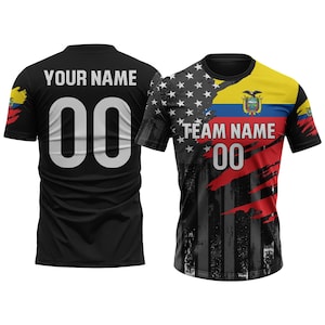 Custom Cape Verde Soccer Jersey 2026 Men Youth Kid Fans, Personalized Soccer Jersey Shorts Name Logo Number Camisa De Futbol Croatia Soccer 6 - Ecuador Jersey