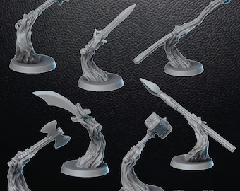 Spiritual Weapons – Grimdark Fantasy Sci-Fi Warrior | 28mm / 32mm Tabletop Miniature by Vae Victis