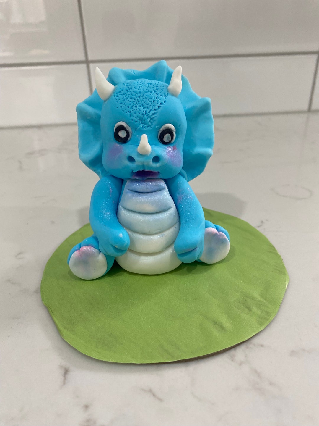 Fondant Cake Topper dinosaur NZ Etsy