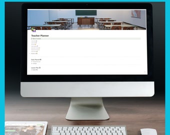 Notion Class Teacher Template Notion Planner for Teachers, Notion Teacher Planner Template, Lesson Plan, Teacher Digital Planner in Notion