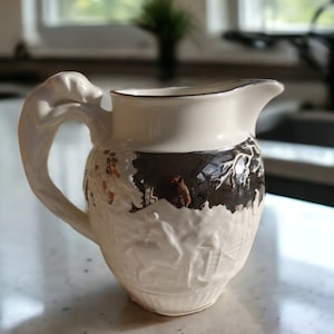 Vintage Wedgwood Etruria & Barlaston Creamer – D&#39;Ye Ken John Peel Jug – Zeldzaam verzamelobject jaren 1920 – Engels aardewerk