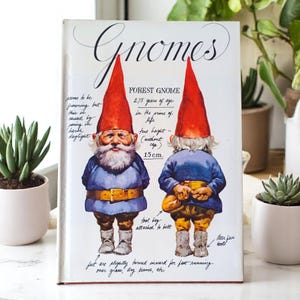 Gnomes by Poortvliet & Huygen – 1977 Rare Hardcover Book – Vintage Nature Art and Folklore – Great Condition