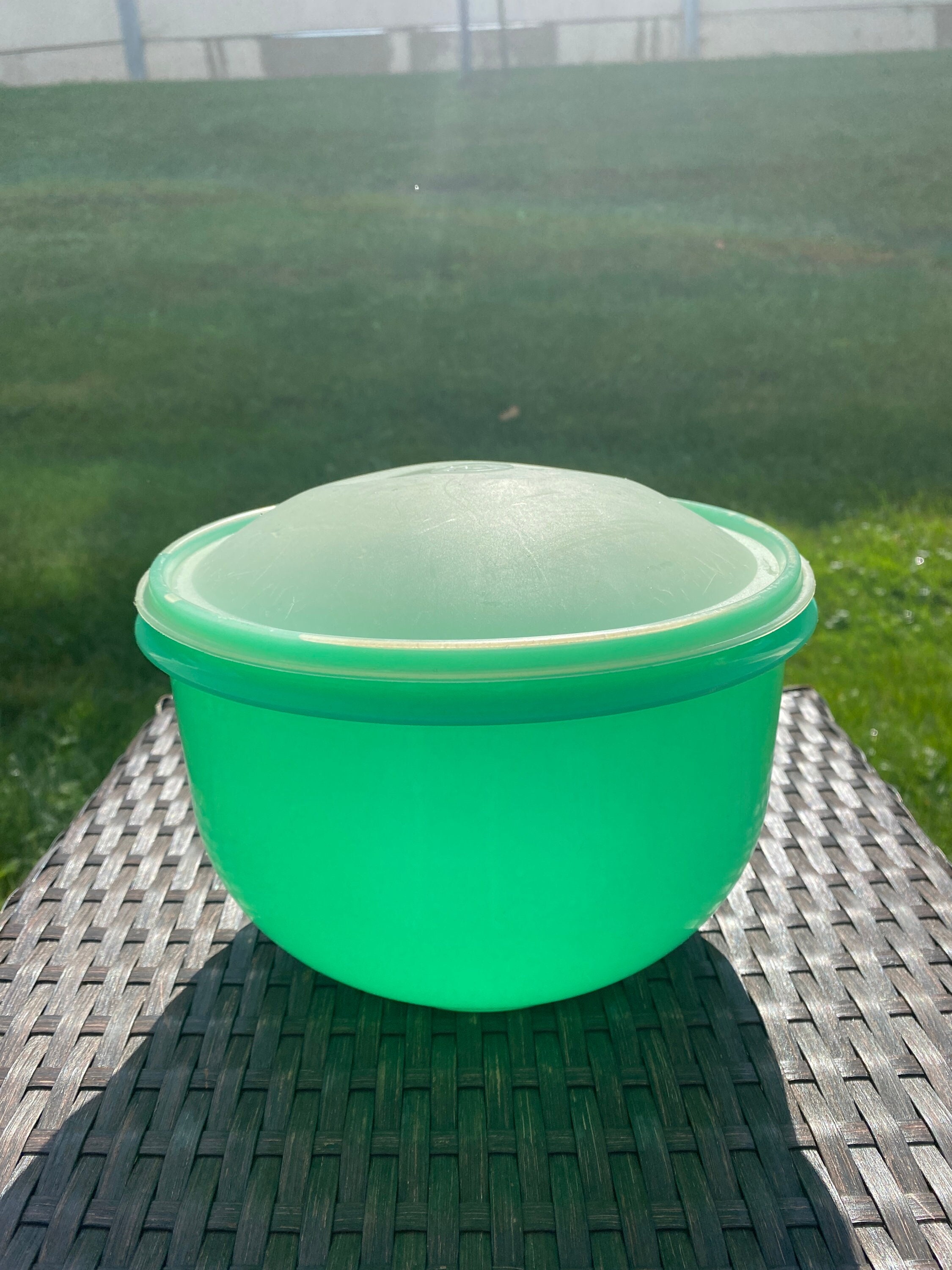 Vintage 2 Piece Tupperware Lettuce Keeper With Domed or Semi Domed Lid