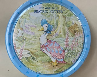 Vintage Tin, "The World of Beatrix Potter"