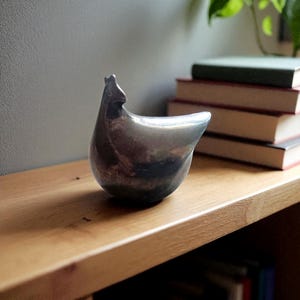 Vintage Dansk Silver Plated Chicken Figurine — EPZ Zinc Japan Mid Century Modern Decor