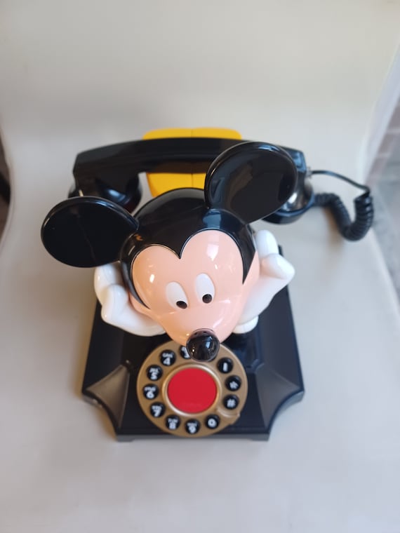 ヴィンテージ ミッキーマウス 電話 1990年代 Telemania ミッキー