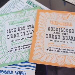 Vintage One View-Master Reels