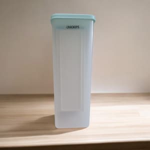 Vintage Tupperware Opak Zylinder Cracker Behälter Küche Aufbewahrung Küche Servierbehälter 1970er Jahre