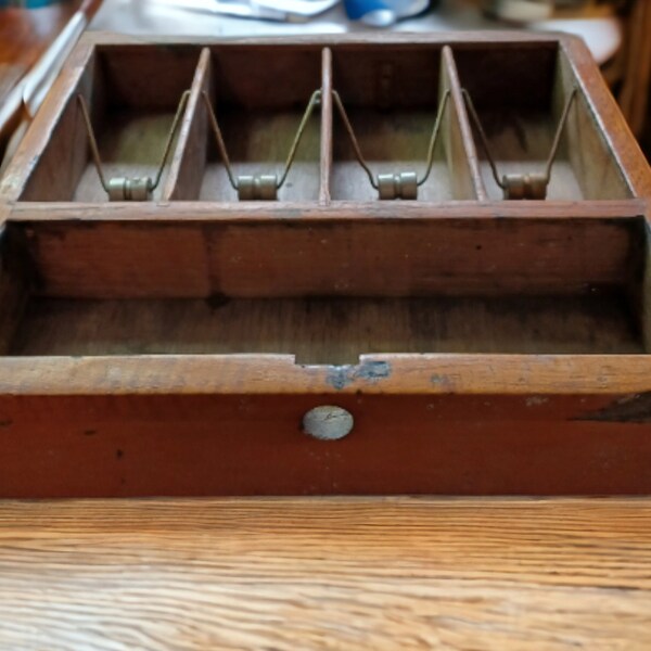 Vintage Wooden Cash Register Drawer