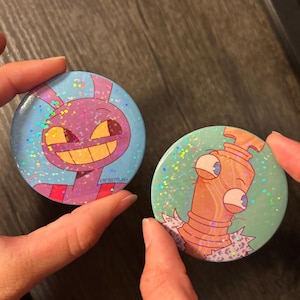 TADC Jax and Kinger || HOLO 2.25 & 1.25 Inch Button Pins - Etsy