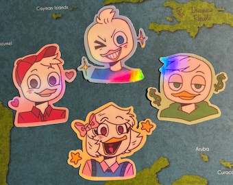DuckTales kiddos holographic waterproof stickers