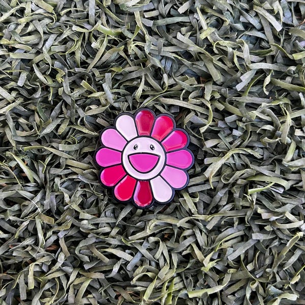 村上隆 Takashi Murakami 8cm Flower Pin