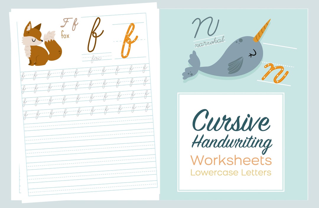 Printable for Kids Cursive Letter Worksheet Alphabet Tracing Worksheets ...