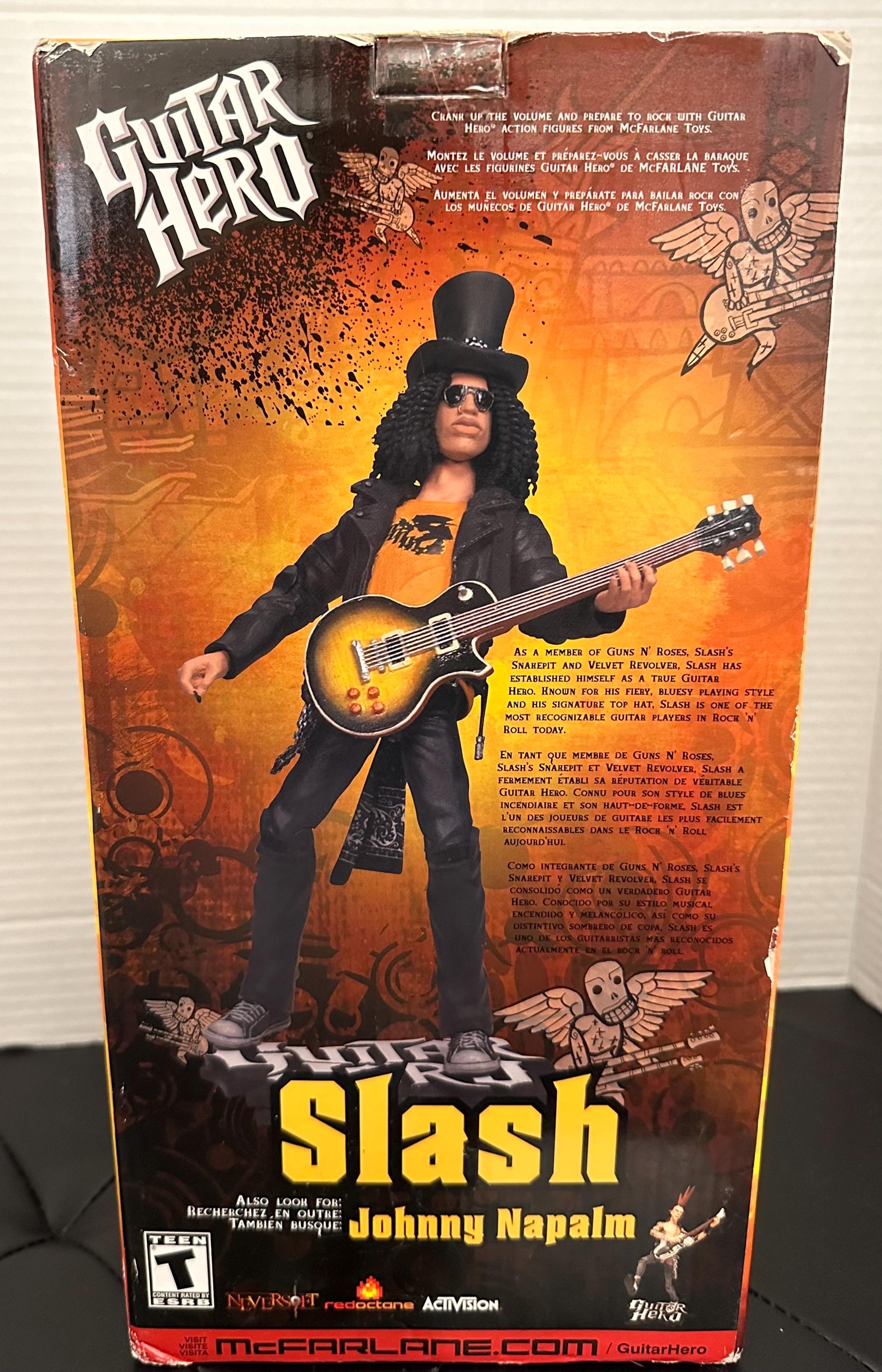 SLASH Mcfarlane Guitar Hero Slash (guns N Roses) 10