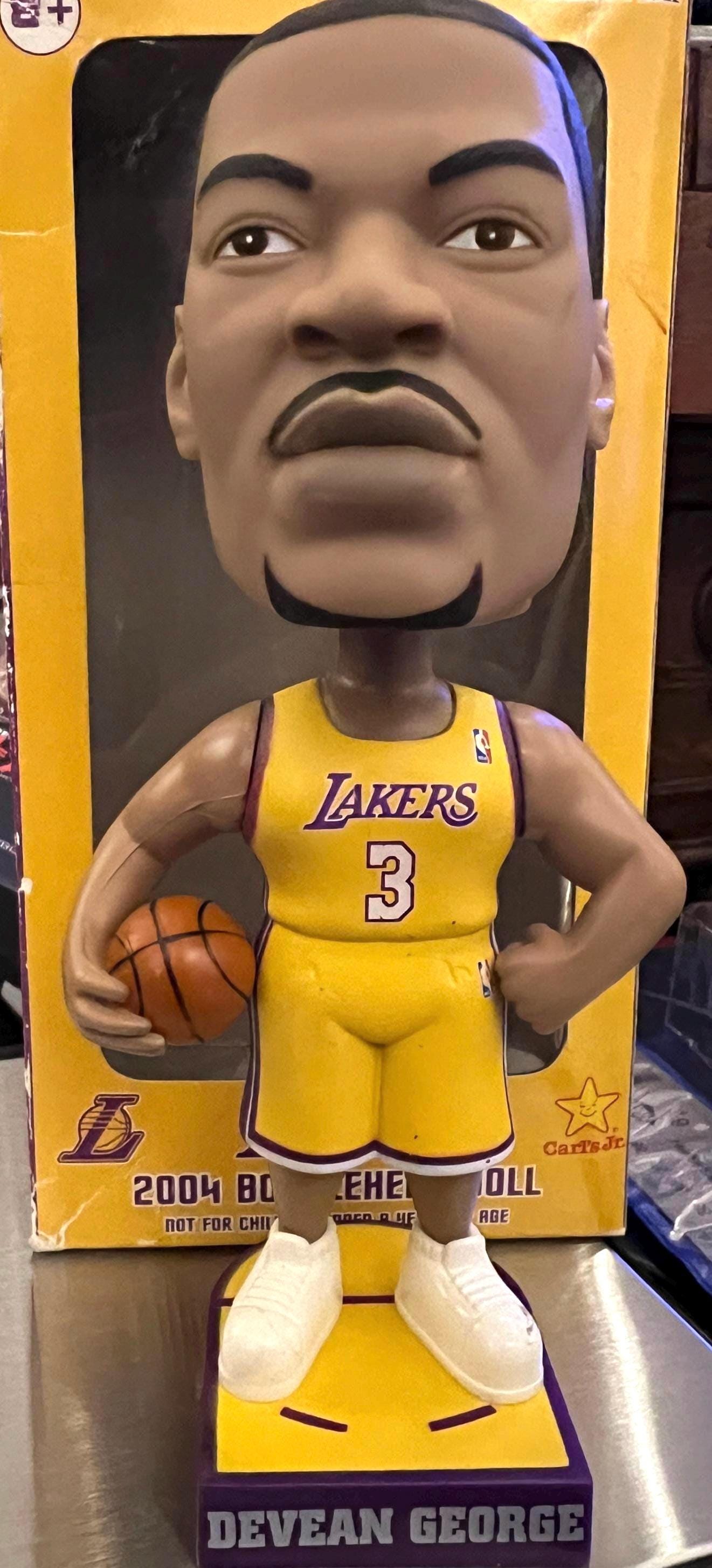 【れあ】コービー　シャック　ボブルヘッド　フィギュア　LA　2004　ASG Devean George Lakers Bobblehead - 2004 Vintage Lakers Statue - Etsy
