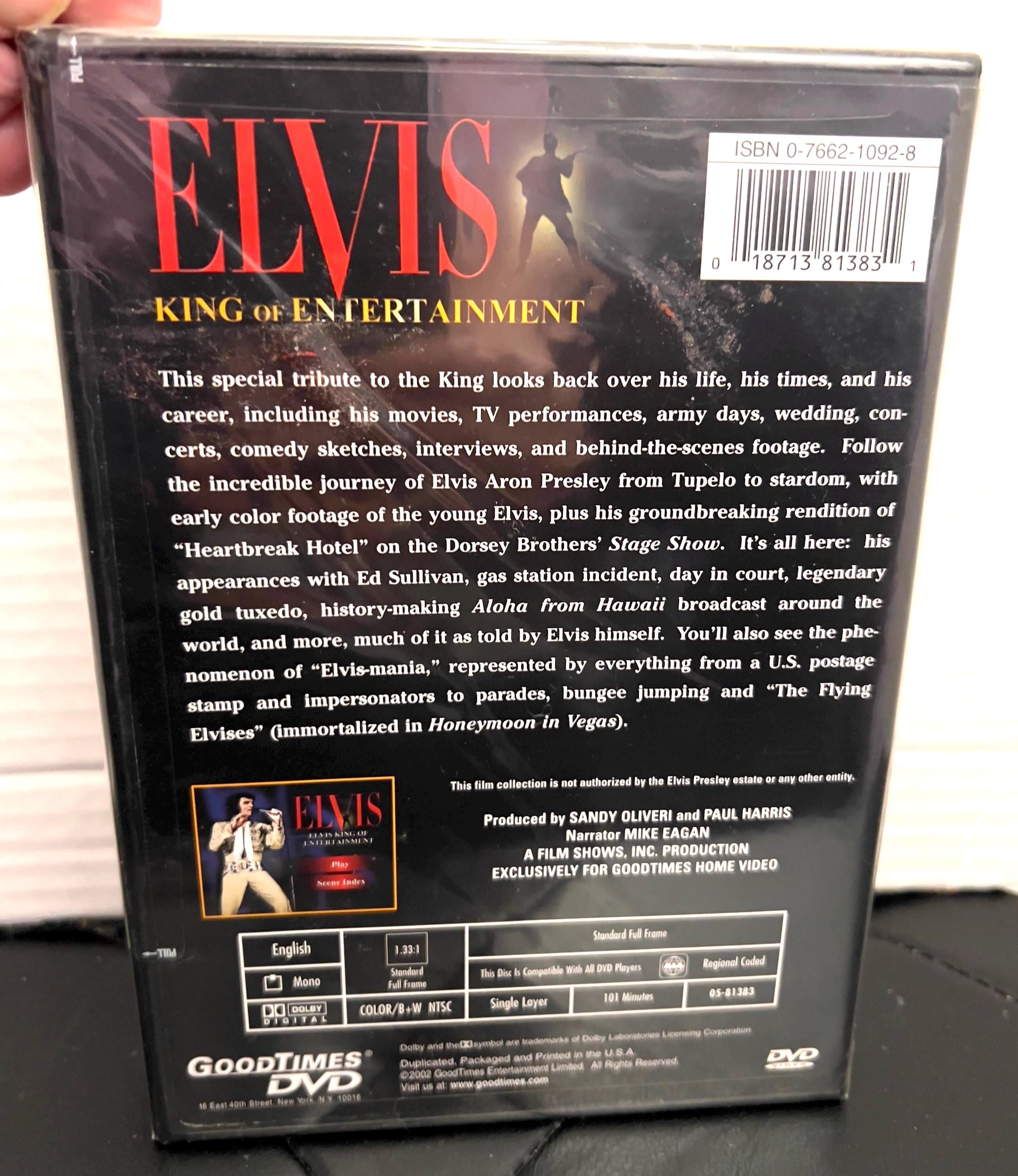 Elvis King of Entertainment DVD 2002 NEW Sealed Vintage - Etsy