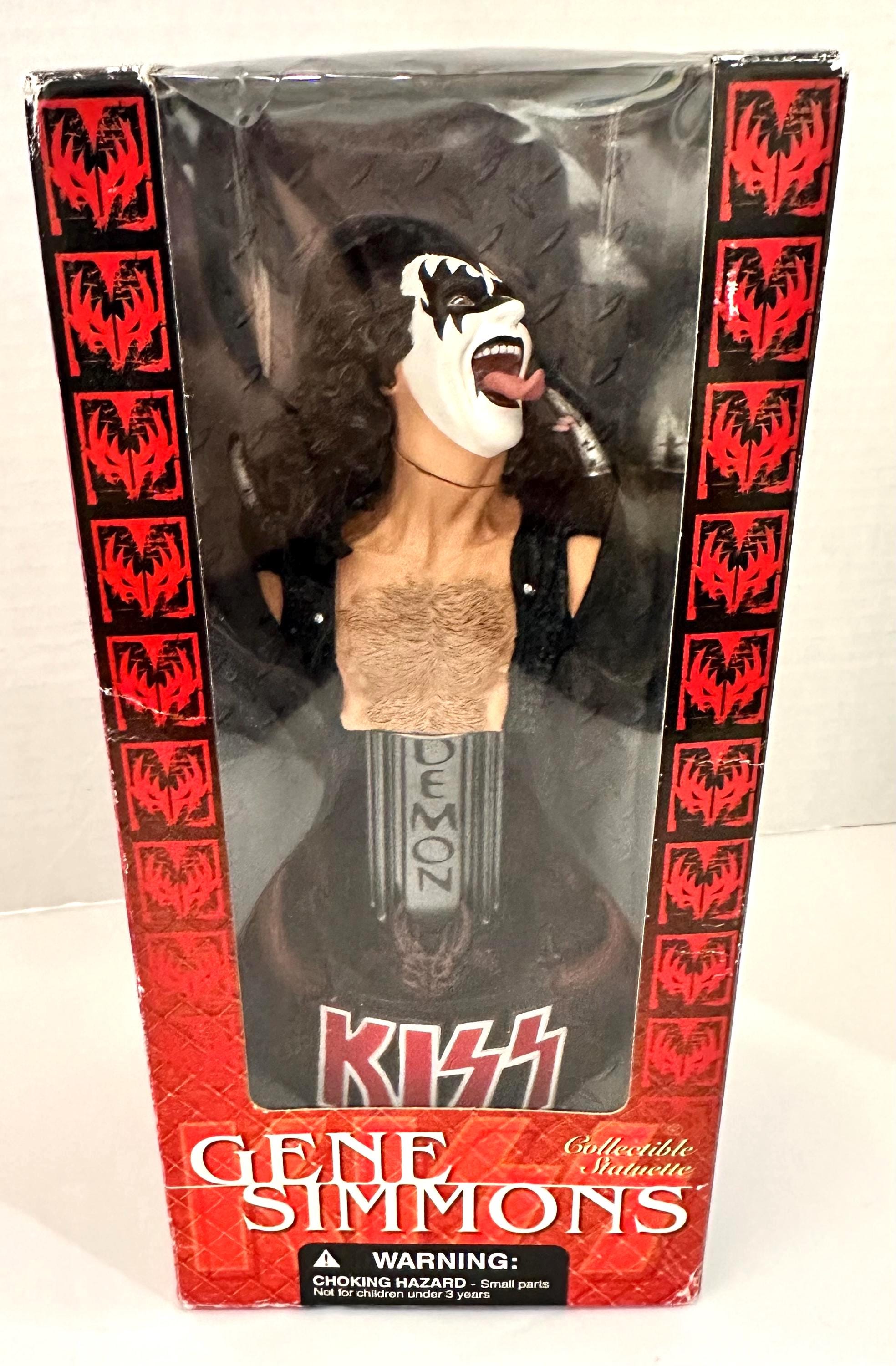 KISS Gene Simmons Statuette Demon 2002 McFarland Toys-New in Box