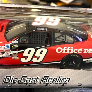Carl Edwards Team Caliber NASCAR #99 Office Depot Die Cast Offically Licensed by Nascar Pit Stop 1:24 Scale Brand New Original Box unopened