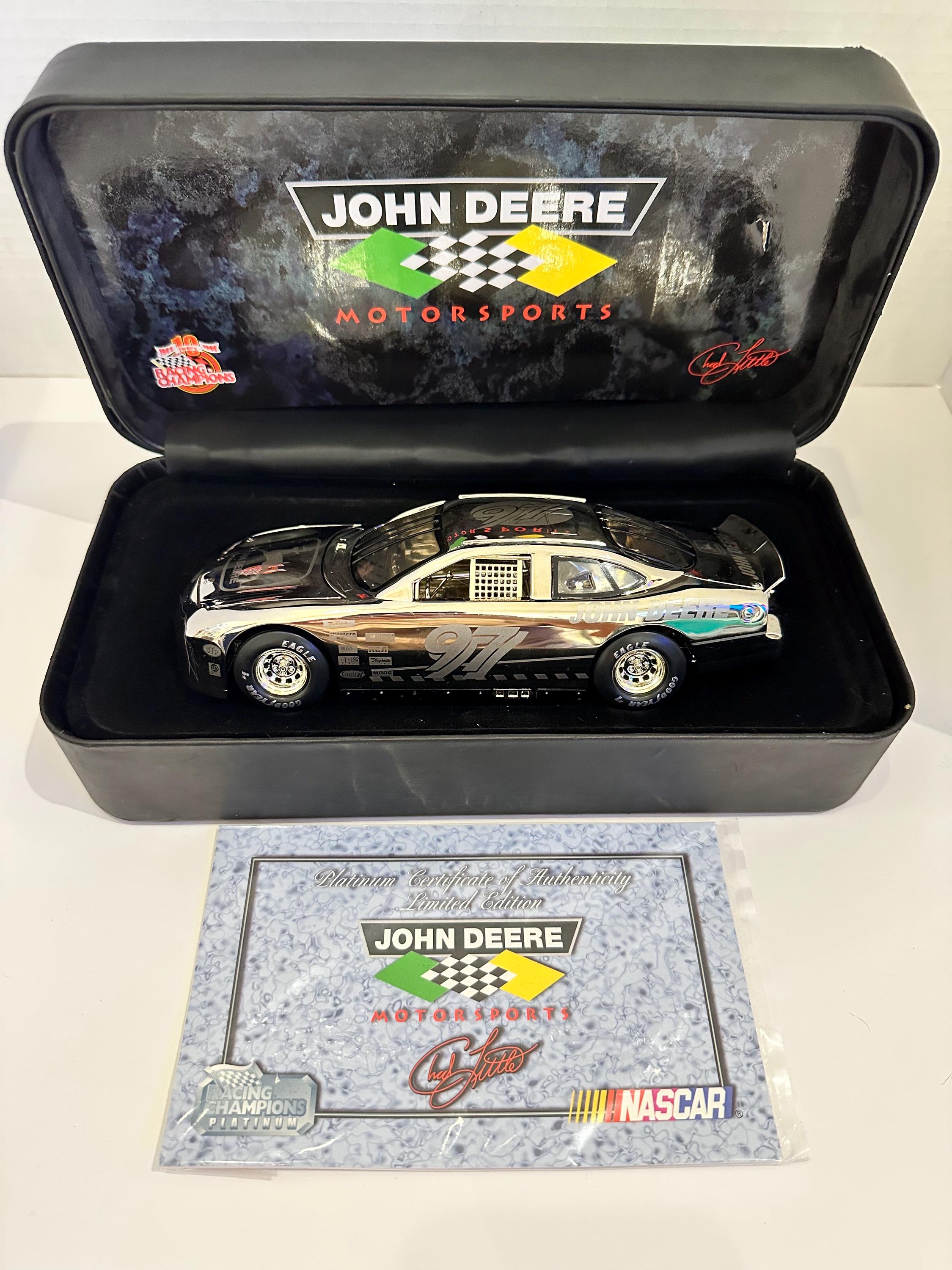 John Deere NASCAR Diecast Car, Chad Little #97, 2000 Daytona, 1:24