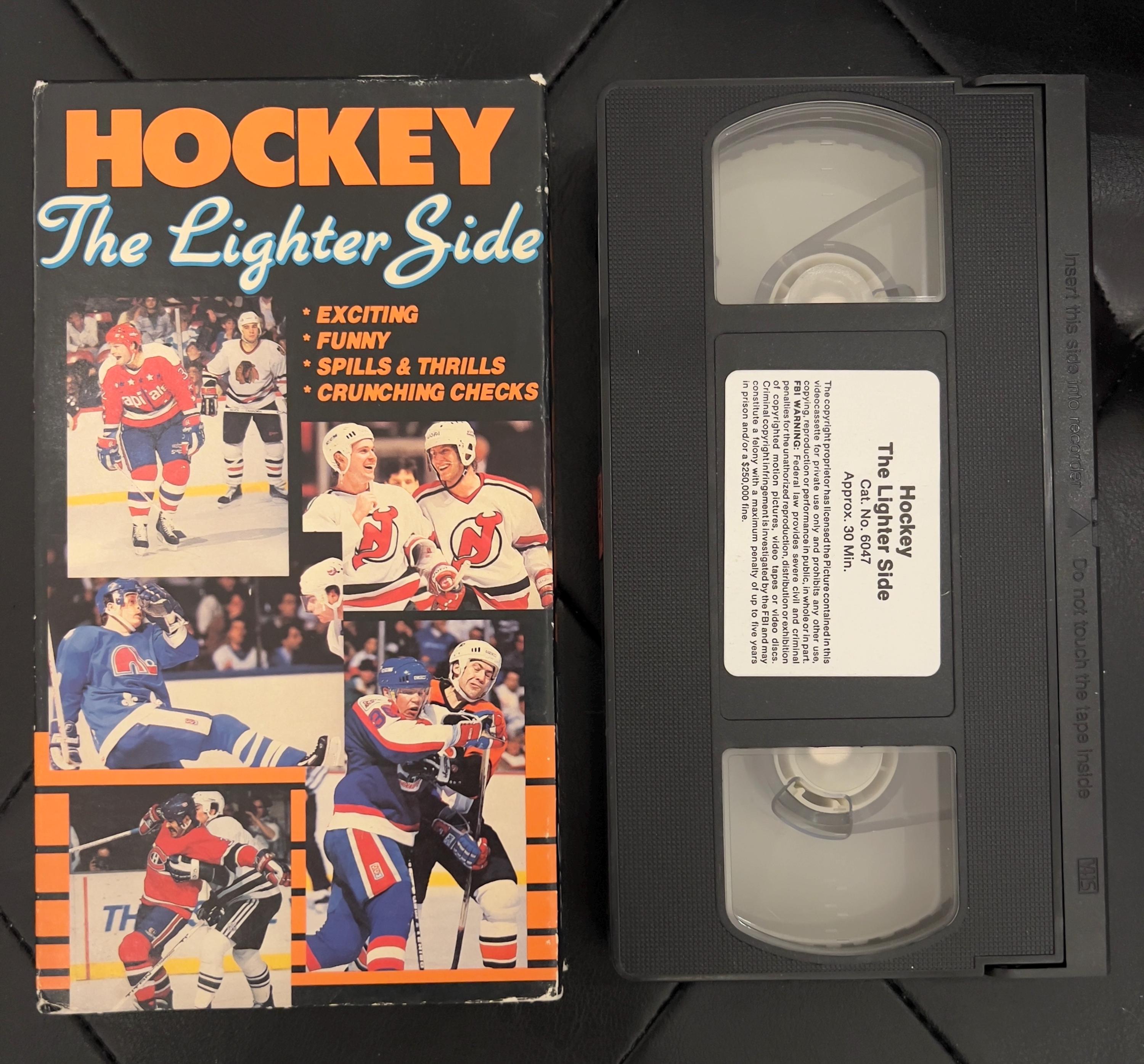 Hockey the Lighter Side VHS Tape 1988 Exciting, Funny, Spills