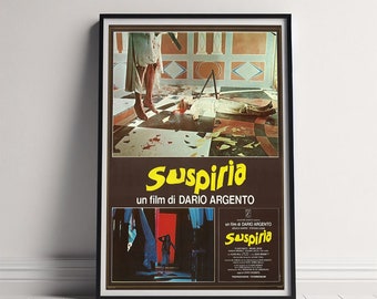 Suspiria Movie Poster, Canvas Poster Printing, Classic Movie Wall Art for Room Decor, Unique Gift Idea