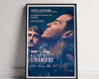 All of Us Strangers Movie Poster, Canvas Poster Printing, Classic Movie Wall Art for Room Decor, Unique Gift Idea