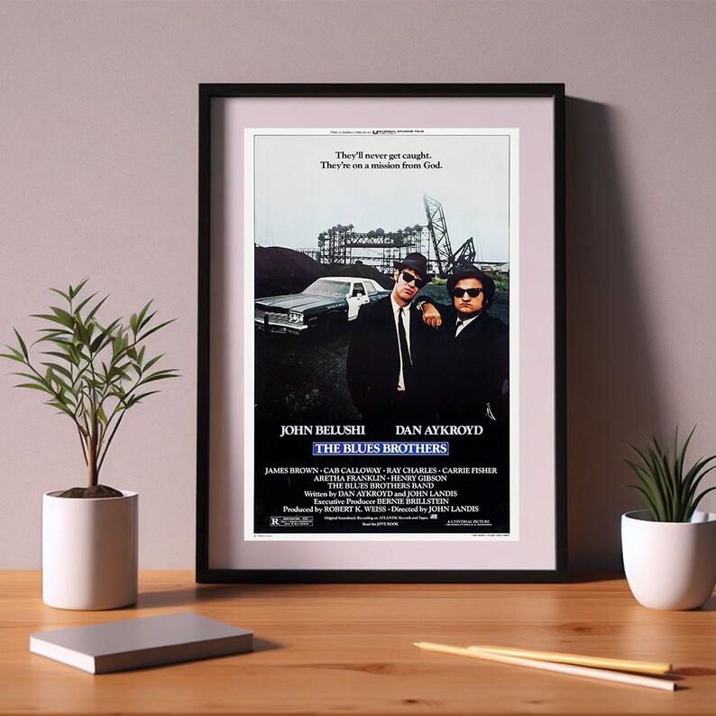 The Blues Brothers Movie Poster – Reproduction – New – USA Made