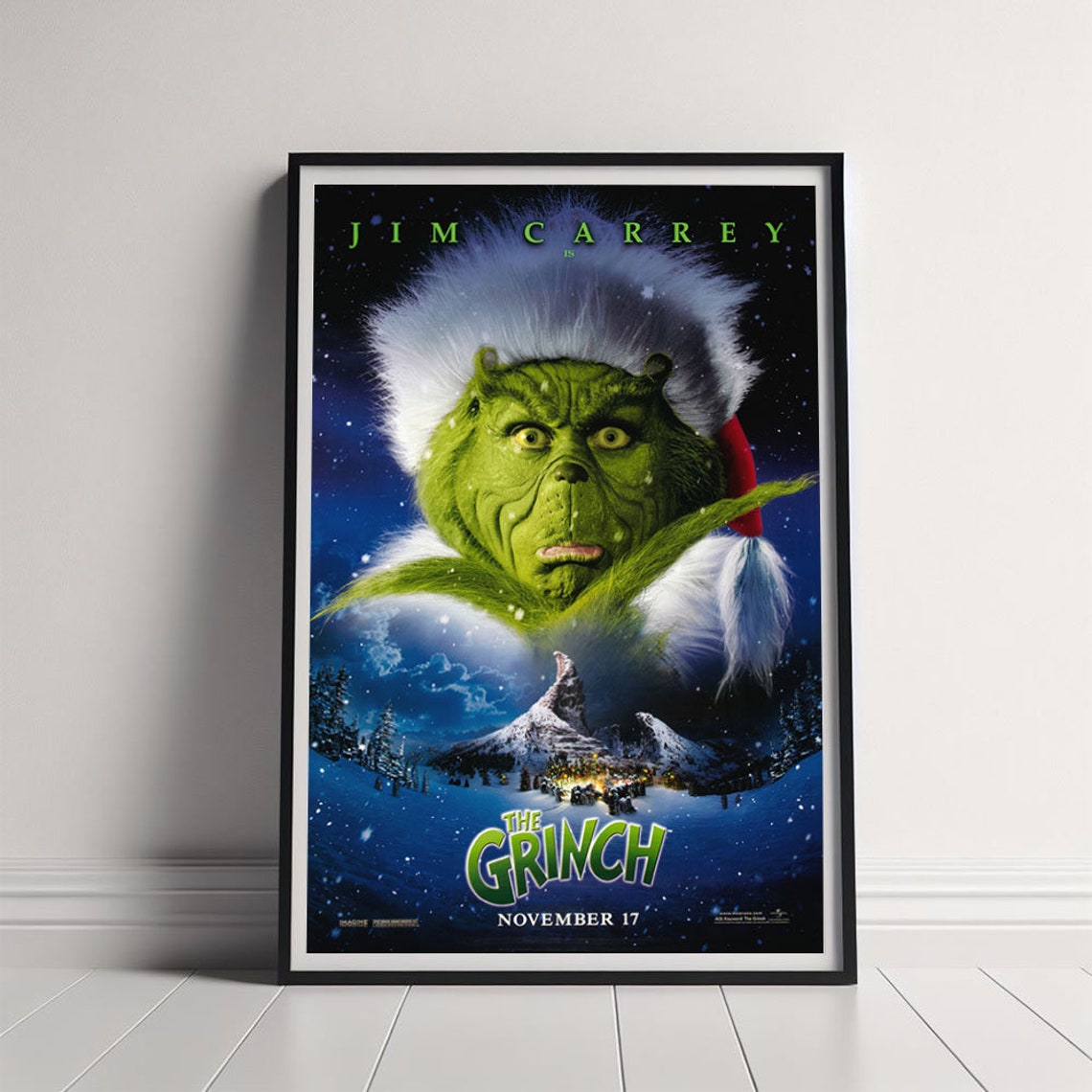 How The Grinch Stole Christmas Movie Poster Canvas Poster Etsy How The Grinch Stole Christmas Movie Poster Canvas Poster Etsy