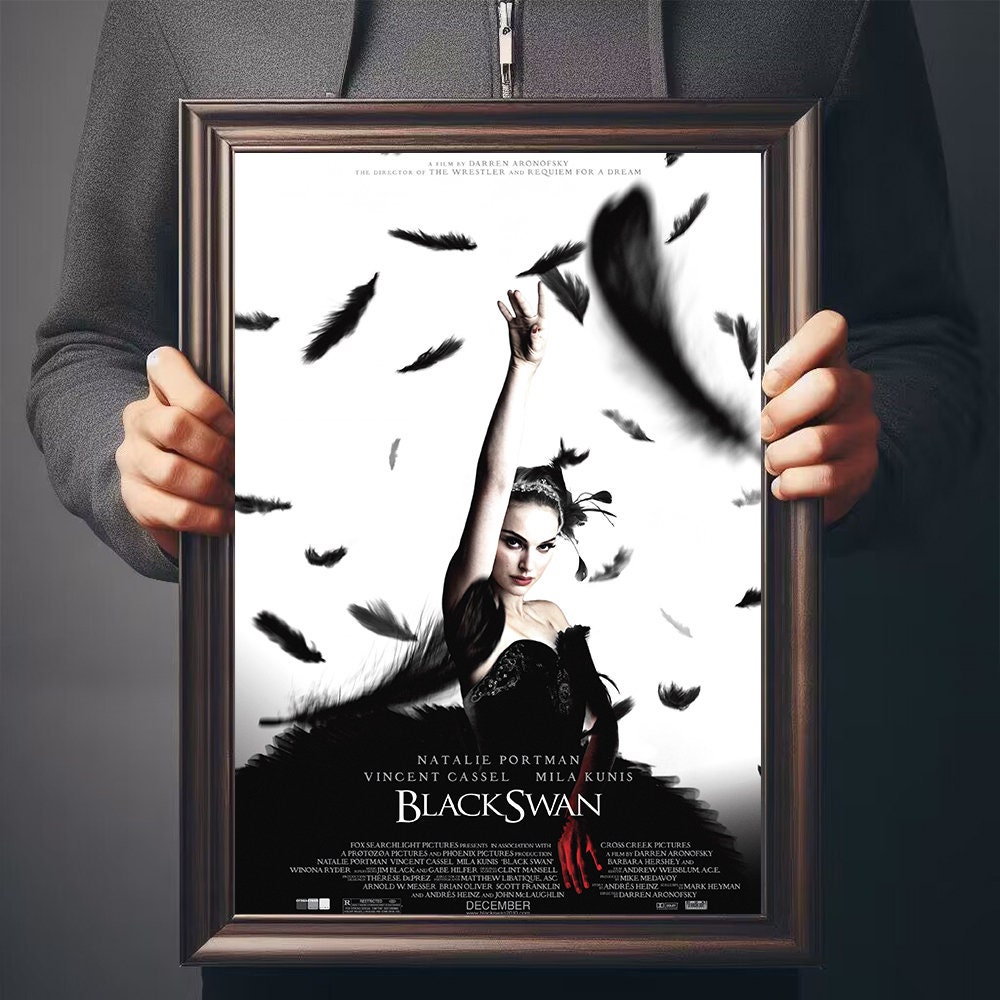 Black Swan Movie Poster, Canvas Poster Printing, Classic Movie Wall Art ...
