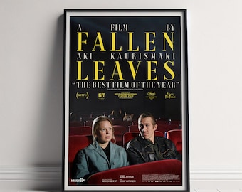 Póster de película Fallen Leaves, impresión de pósteres en lienzo, arte clásico de pared de película para decoración de habitaciones, idea de regalo única