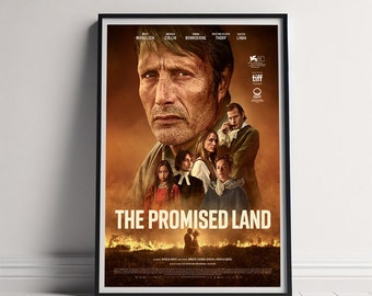 The Promised Land Movie Poster, Canvas Poster Printing, Classic Movie Wall Art for Room Decor, Unique Gift Idea