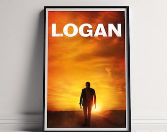 Logan Movie Poster, Canvas Poster Printing, Classic Movie Wall Art for Room Decor, Unique Gift Idea