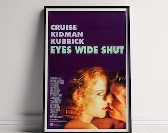 Eyes Wide Shut Movie Poster, Canvas Poster Printing, Classic Movie Wall Art for Room Decor, Unique Gift Idea